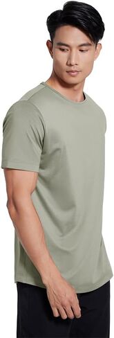 Men's Athletic Short Sleeve T-Shirt - Performance Quick Dry, UPF 50+ Sun Protection Lightweight Gym Workout Shirt in Kuwait