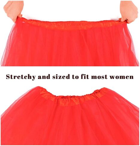 Adult Tutu Skirt 4 Layered Tulle Tutu Skirts Tiered Dance Skirt Party Festival Tutu Skirts for Women in Kuwait