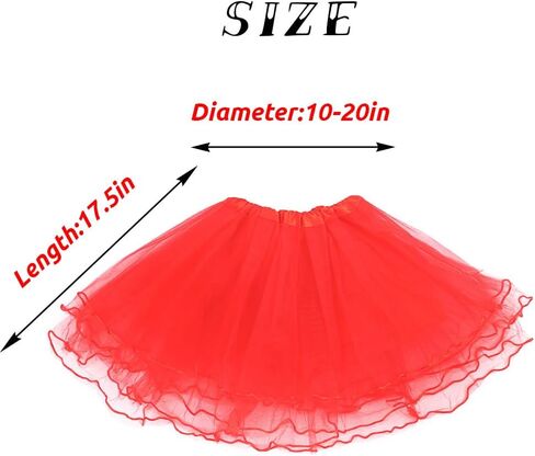 Adult Tutu Skirt 4 Layered Tulle Tutu Skirts Tiered Dance Skirt Party Festival Tutu Skirts for Women in Kuwait