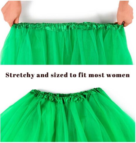 Adult Tutu Skirt 4 Layered Tulle Tutu Skirts Tiered Dance Skirt Party Festival Tutu Skirts for Women in Kuwait