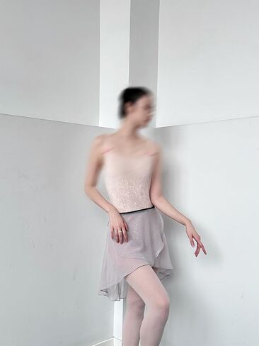Women's Ballet Skirt Tie-Up One-Piece Skirt with Sparkling Sequins in Saudi Arabia