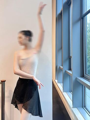 Women's Ballet Skirt Tie-Up One-Piece Skirt with Sparkling Sequins in Saudi Arabia