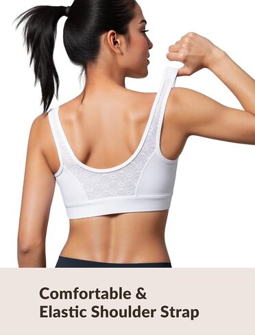 Yvette Sports Bras for Women Lightweight Series Yoga Bras Soft U Back Workout Tops with Detachable Pads in Saudi Arabia