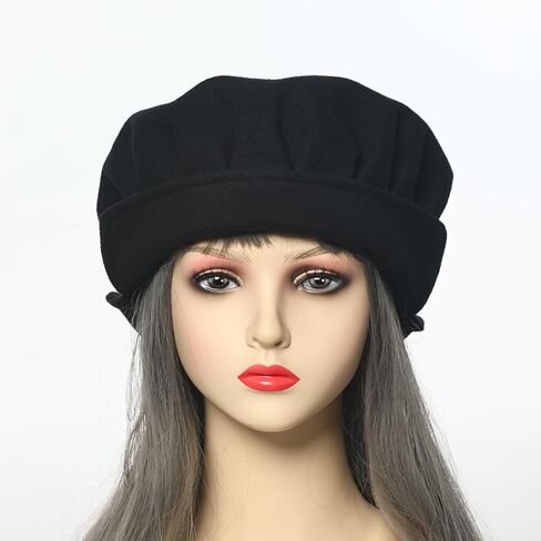 Medieval Costume Accessory Hat Renaissance Tudor Flat Caps Cosplay Party Beret for the Middle Ages in Kuwait