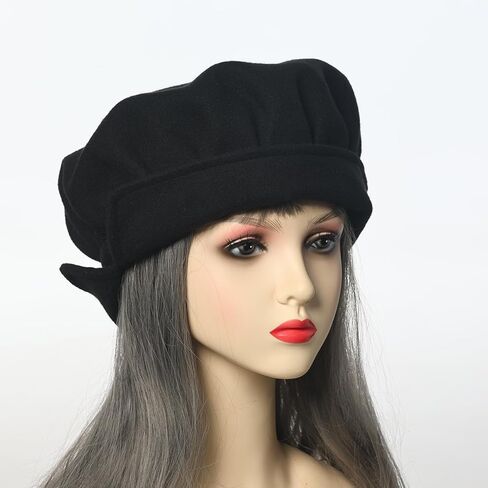 Medieval Costume Accessory Hat Renaissance Tudor Flat Caps Cosplay Party Beret for the Middle Ages in Kuwait