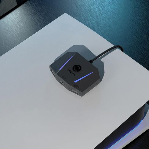 محول لوحة المفاتيح والماوس لوحدة التحكم في الألعاب VX2 AimBox متوافق مع PS4، وXbox Series X/S، وXbox One، وNintendo Switch، ومحول MnK مع وظيفة صوت 3.5 مم لألعاب إطلاق النار in Saudi Arabia