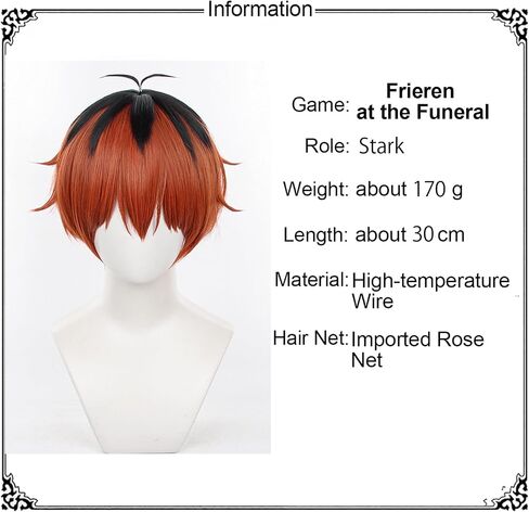 XiongXiongLe Short Red Orange Mixed Black Cosplay Wig Women Costumes Hair Replacement Wigs for Adult Party Halloween Christmas Comic in Saudi Arabia