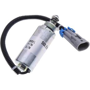 JEENDA 12V Fuel Shutoff Solenoid 33072 Compatible with 1994-2002 GM Chevy 6.5L DS (2088)