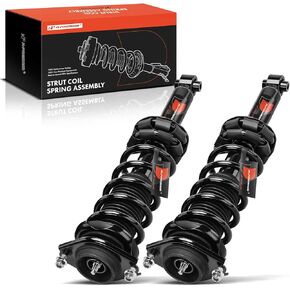 A-Premium Rear Pair (2) Complete Strut & Coil Spring Assembly Compatible with Subaru Forester 2018, 2.0L 2.5L, Driver and Passenger Side, Replace# 28920457