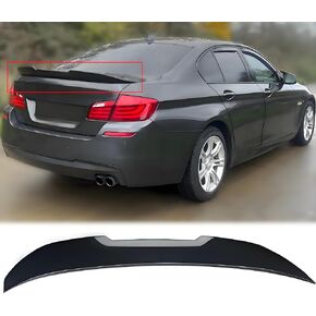 المفسد الشفاه الجذع الخلفي مناسبة لـ BMW 5 Series F10 F18 2011-2016 سيدان 528I 550i 535i ملحقات Gloss Black