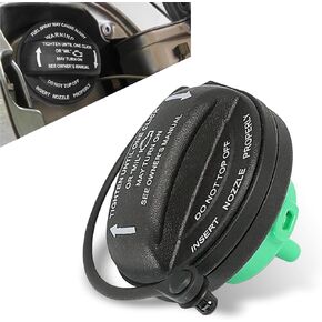 1 PC Car Fuel Tank Sealing Inner Cover, 2.44" Fuel Filler Cap Replacement 5C0201550T 5Q0201550L, Dustproof and Leakproof Cap with Rubber Ring, Compatible with Volkswagen Audi (Black)