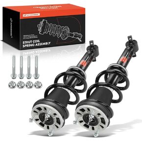 A-Premium Front Complete Strut and Coil Spring Assembly Compatible with Chevrolet Silverado 1500 LTD 2022 & GMC Sierra 1500 Limited 2022, 4WD, 2-PC Set
