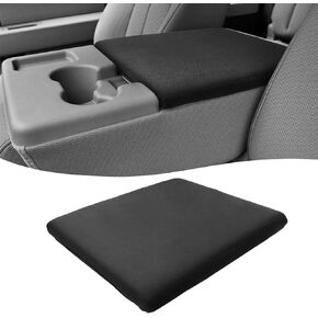 KBH Center Censole Cover for Ford F150 2011-2014 ، Jump Seat ، واقي راحة ذراع السيارة ، وقابل للغسل ، مضاد للخلع ، أسود