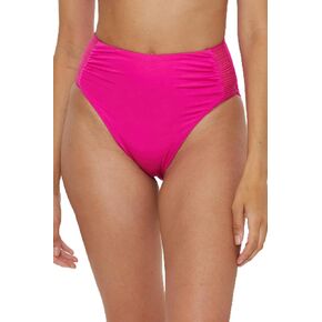 Trina Turk Women's Monaco High Waisted Bikini Bottom, Cheeky Coverage, Swimwear Separates