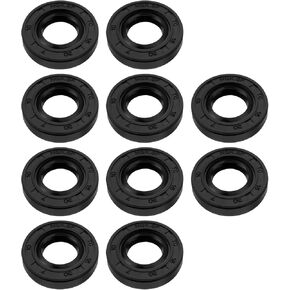 The Lord of the Tools 10pcs TC Oil Seal Shaft Gasket 15x30x7mm NBR Nitrile Rubber Gasket for Automobile Crankshafts Differentials Shock Absorbers