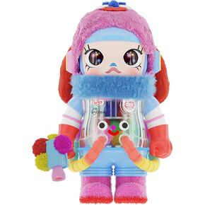 POP MART MEGA Space Molly 400% Jon Burgerman Collection Figurine, 13.58 Inch Height, Toys for Modern Home Décor, Collectible Art Toy