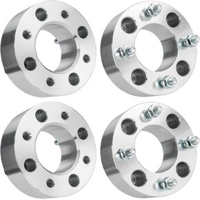 Torchbeam 4Pcs 4x110 Wheel Spacers 4x4.33, M10x1.25 Wheel Stud, 2" 50.8 mm Thickness, 74.1 Hub Centric, for Honda, Suzuki, Yamaha, Bombardier | Wheel Adapters