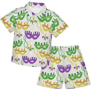 visesunny Baby Toddler Boys 2 Pieces T-shirts and Shorts Floral Tops & Shorts Summer Outfits 3-10 Years Clothes in Saudi Arabia