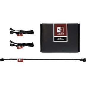 Noctua NA-SEC1 chromax.red, 3-Pin/4-Pin Extension Cables (30cm, Red) in Saudi Arabia