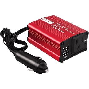 2000W POWER TELEVERTER PEAK POWER 4000W 12V DC إلى AC 110V120V ، والتحكم عن بعد مع منافذ AC ومنفذ USB ، وانقطاع التيار الكهربائي في المنزل ، والأنشطة الخارجية ، والطوارئ ، نظام الشاحنة الشمسية RV