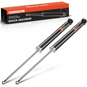 A-Premium Rear Pair (2) Shock Strut Absorbers Compatible with Audi A4 / A4 Quattro 2009 2010 2011 2012, Driver and Passenger Side