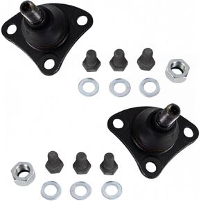 TRQ Front Lower Ball Joint Set Compatible with 2014-2022 Ram ProMaster 1500 ProMaster 2500 ProMaster 3500