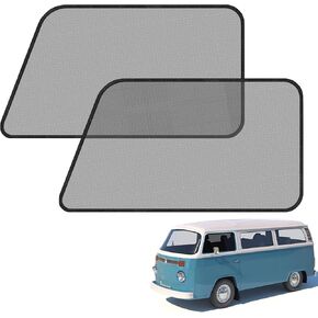 شاشة خلل النافذة المغناطيسية لنافذة الأبواب الأمامية ، زوج متوافق مع 1967-1979 VW T2 مع 32 ٪ ماجنتس