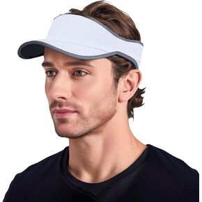 Sports Sun Visor Hats Adjustable Empty Top Cap Baseball Running Golf Tennis Visor Hat for Women and Men