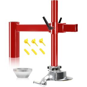 Manual Tire Changer Duck Head Kit with Silver Cone, Cast Steel Duck Head Tire Changer, Fit for Most Car Tires.