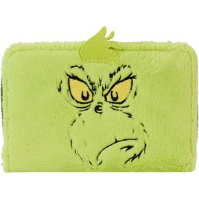 Loungefly Dr Seuss Plush Grinch Glow Cosplay Zip Around Wallet
