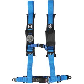 Pro Armor A16UH349BU Auto Style Lap Belt Blue 4 Point Harness 2 Inch Straps, Passenger Side