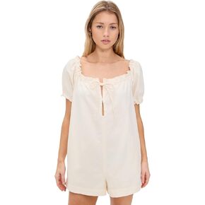 Free People Women's Daisy Denim Babydoll Romper