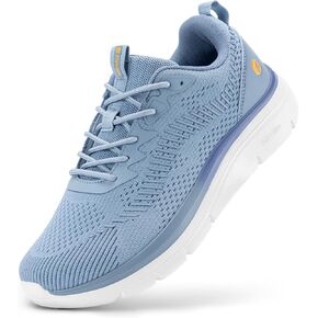FitVille Men's Walking Shoes Wide Width, Comfortable Orthopedic Sneakers Lightweight Tennis Shoes Gym Workout Sneakers for Plantar Fasciitis - Cloud Wanderer V20