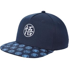 Bioworld Dragon Ball Z Kanji Symbols Youth Navy Snapback Hat