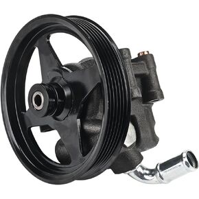 Power Steering Pump with Pulley Compatible with Ford E-150 E-250 Econoline 1997 1998 1999 2000 2001 2002, F-250 F-350 Super Duty Excursion 2002 2003, Replacement for 20-283P1, 20-283