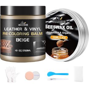 Leather Recoloring Balm,10oz Leather Color Restorer Leather Repair Kit for Furniture Car Leather Scratch Remover, Navy Blue Leather Color Restorer for Couches,Leather Dye Paint for Faded