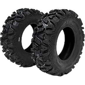Set of 2 Garvee 25x8-12 ATV/UTV Tires 25x8x12 6PR TL All-Terrain Tires