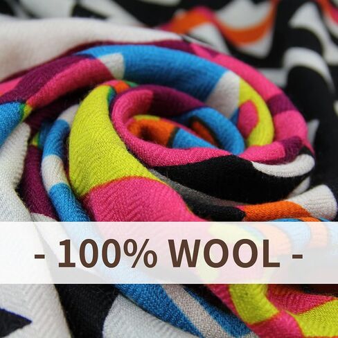DANA XU Luxury 100% Pure Wool Oversized Extra Large Warm Floral Cashmere Pashmina Scarf Shawl And Wrap For Women Blanket Cape in Saudi Arabia