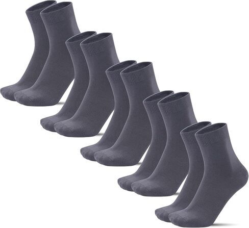 Sakusock Mens Above Ankle Thin Cotton Quarter Crew Socks Classic Lightweight Moisture Wicking Work Socks 5 Pairs in Kuwait
