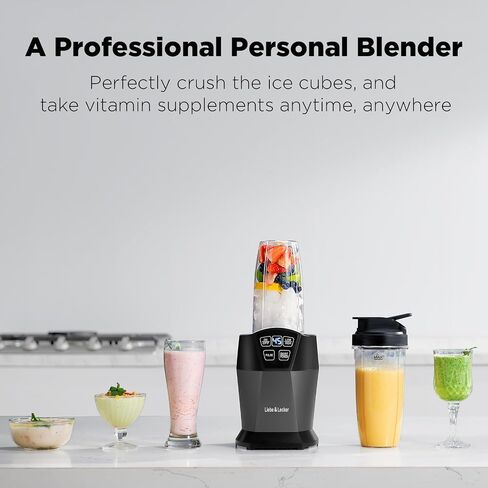 Kitchen Blender with 50 OZ Pitcher and 1 PCS 28 OZ Portable Cups,Liebe & Lecker Countertop Blenders with 1200W for Frozen Drinks, Shakes, Smoothies & Sauces in Saudi Arabia