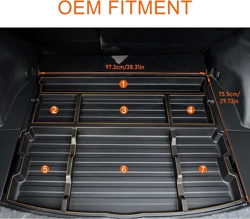 Upgrade RAV4 Trunk Organizer Car Side Pocket, Multifunctional Car Trunk Storage Organizer Backpack For Toyota RAV4 accessories 2019-2024 2025, Black, 1 PC in Saudi Arabia
