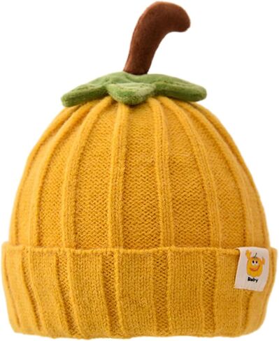 Kids Cute Fruit Crochet Hat Unisex Knitted Beanie Hat Christmas Hat Winter Warm Cap in Kuwait