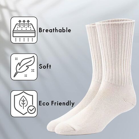 Maggie's Organic Cotton Crew - 6 Pack in Saudi Arabia