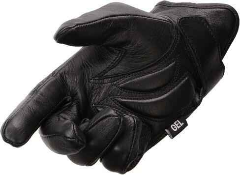 Milwaukee Leather Men Men's Premium Leather Leather Short Wrist Gloves ، Black Mg7510 in Kuwait