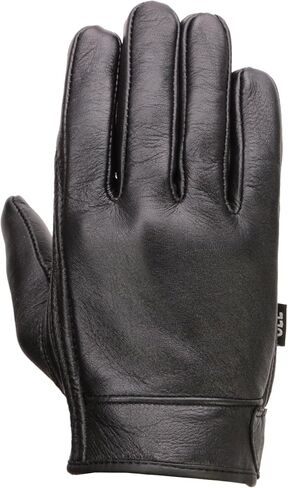 Milwaukee Leather Men Men's Premium Leather Leather Short Wrist Gloves ، Black Mg7510 in Kuwait
