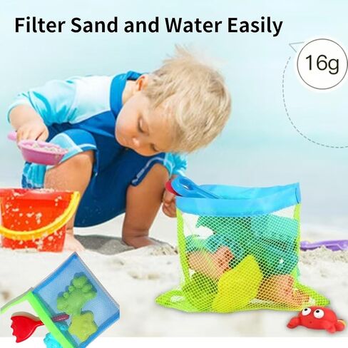 Mesh Beach Tote Bags for Womens, Shoulder Handbag Hobo Pool Bags for Swimming Vacations Summer Essentials in Kuwait