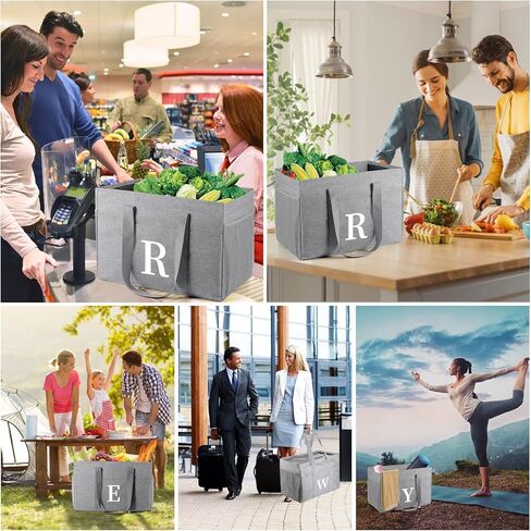 TRSODD ممرضات هدايا الأسبوع للنساء تقدير هدايا عيد ميلاد للنساء أكياس البقالة قابلة للطي 10 جالون كبيرة تحميل فائدة كبيرة in Kuwait