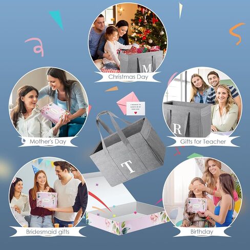 TRSODD ممرضات هدايا الأسبوع للنساء تقدير هدايا عيد ميلاد للنساء أكياس البقالة قابلة للطي 10 جالون كبيرة تحميل فائدة كبيرة in Kuwait