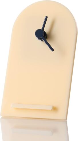 Analog Desk Clock for Office for Bedrooms for Living Room Décor Cute Silent Minimalist Study Room Clock Quiet Movement (Cobalt-Blue) in Saudi Arabia