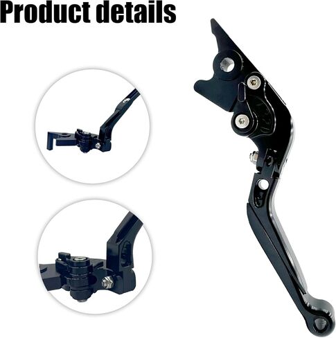 Motorcycle levers,Clutch Lever,Motorcycle Clutch Lever,Motorcycle Brake Clutch Levers Short Motorcycle General Purpose Levers Fit for Ninja 400(Black) in Saudi Arabia